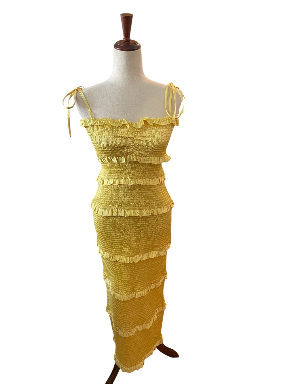 SHOW ME YOUR MUMU Stella Smocked Midi Dress - Picture 5 of 14